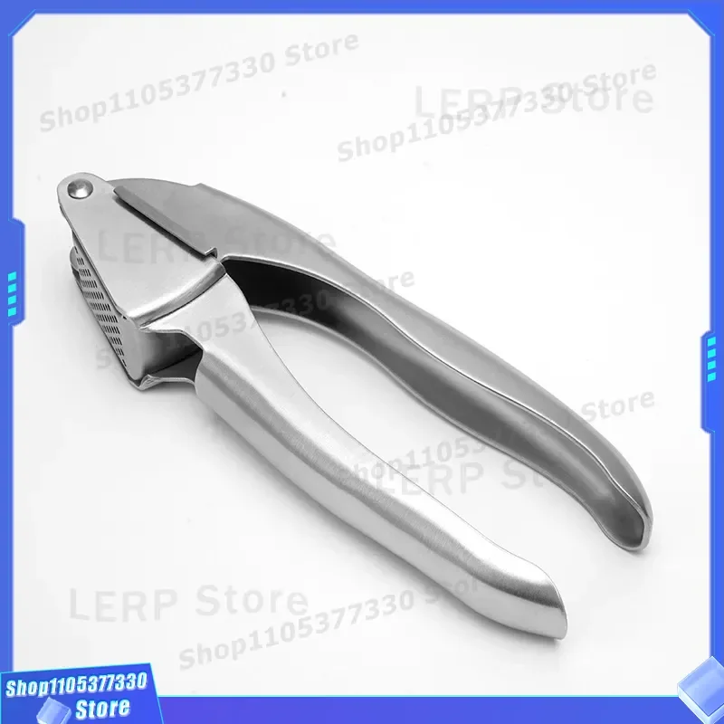 304 Stainless Steel Garlic Press Thickened Manual Mincer Kitchen Tool Household Multi Functional Puree Maker Clip Device for