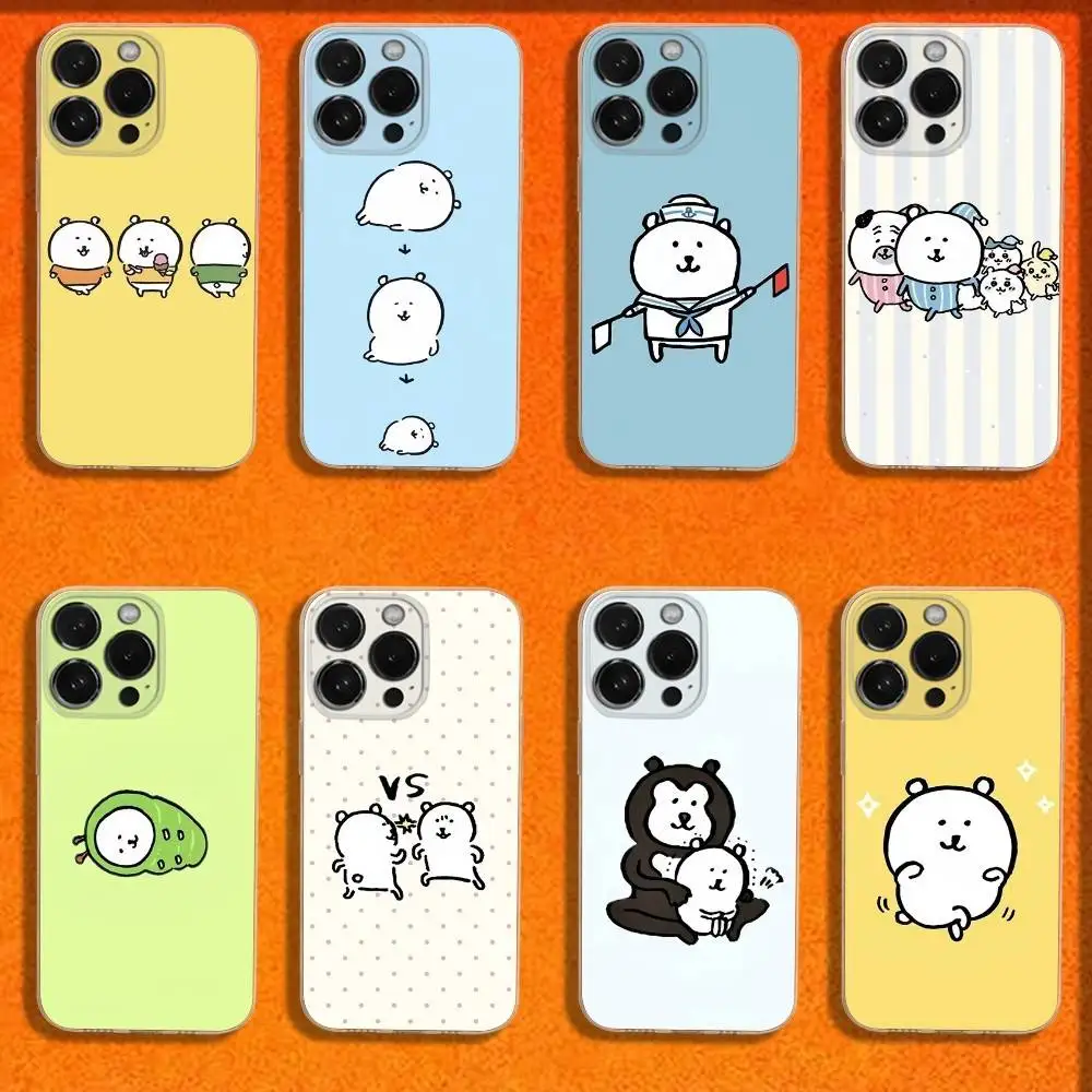 

Cute J-Joke Bear Phone Case For iPhone 16,15,14,13,12,11 Plus,Pro,Max,XR,XS,Plus,E,Mini Transparent Soft Cover