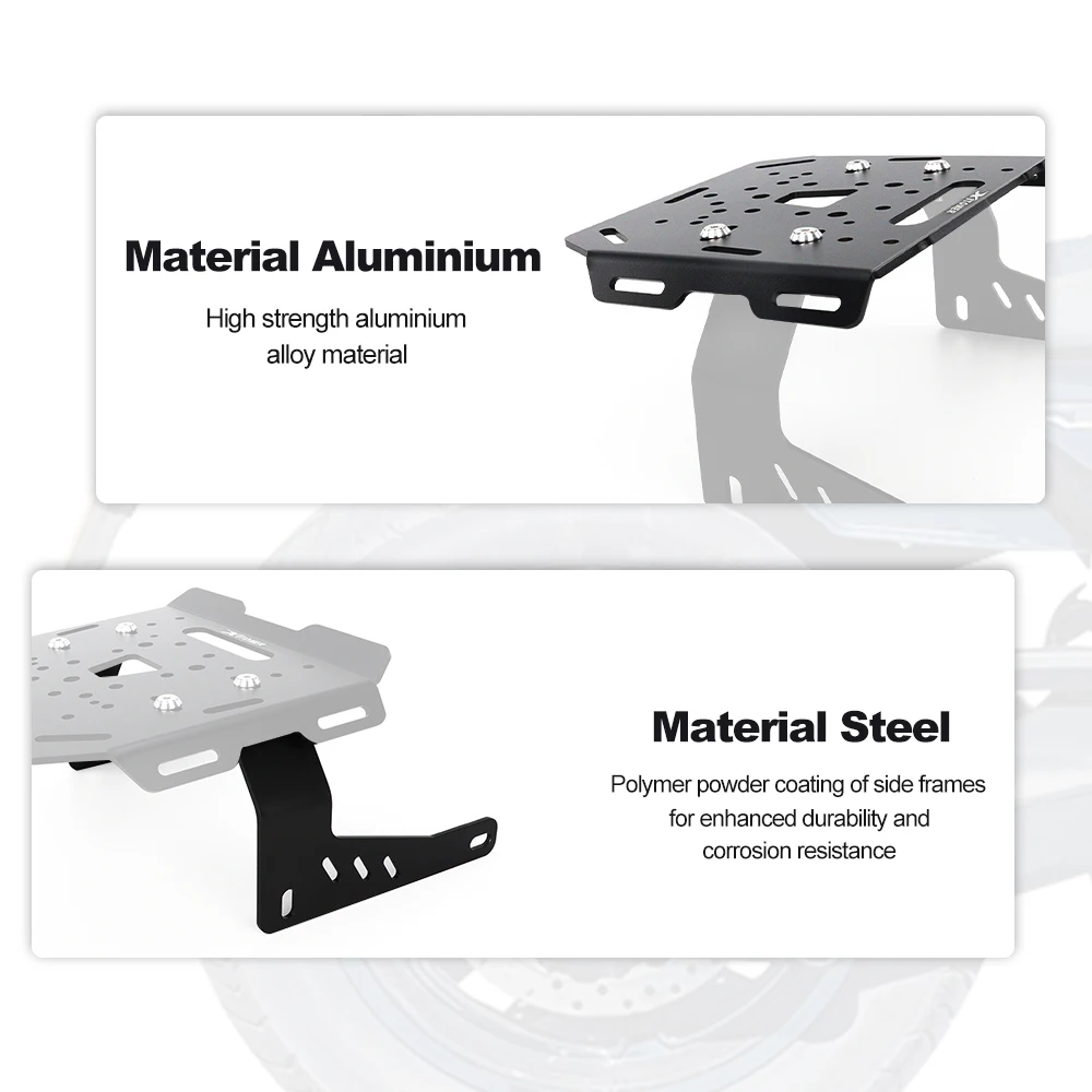 Rear Luggage Bracket Storage Top Case Support For BMW R12 2024-2025 Motorcycle Accessories Rear Carrier Cargo Tail Bag Holder