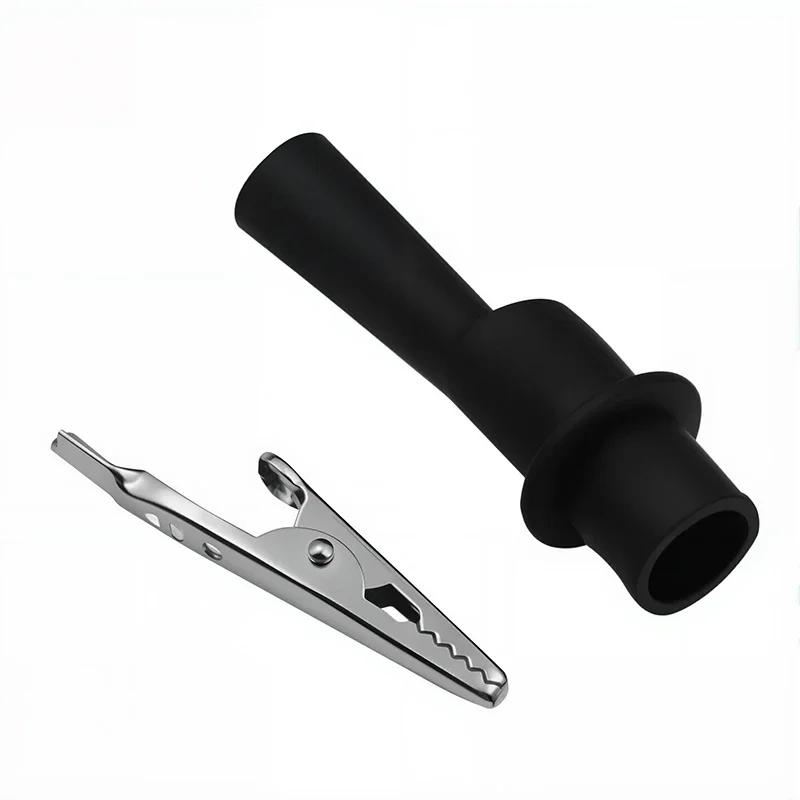 4PCS10PCS Alligator Crocodile Clamp Test Clip Wire Tips Test Clip Multimeter Tester Probe Analysis Instruments Parts Accessories