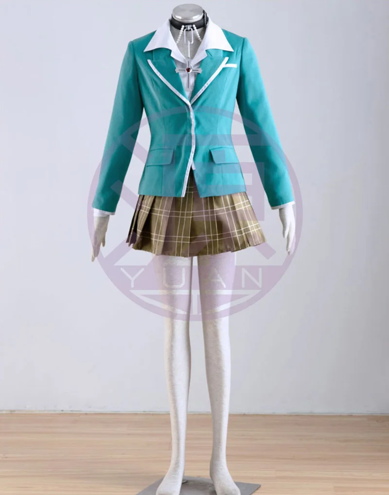 

Аниме Rosario to Vampire Akashiya Moka костюмы для косплея женское пальто рубашка юбка колье наряды Хэллоуин карнавальный костюм для вечеринки
