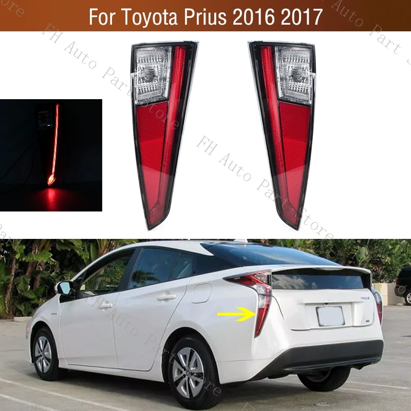 Lampa tylna Światło tylne do Toyoty Prius 2016 2017, tylny zderzak samochodu, światło tylne, hamulec postojowy, światło cofania81581470218159147021