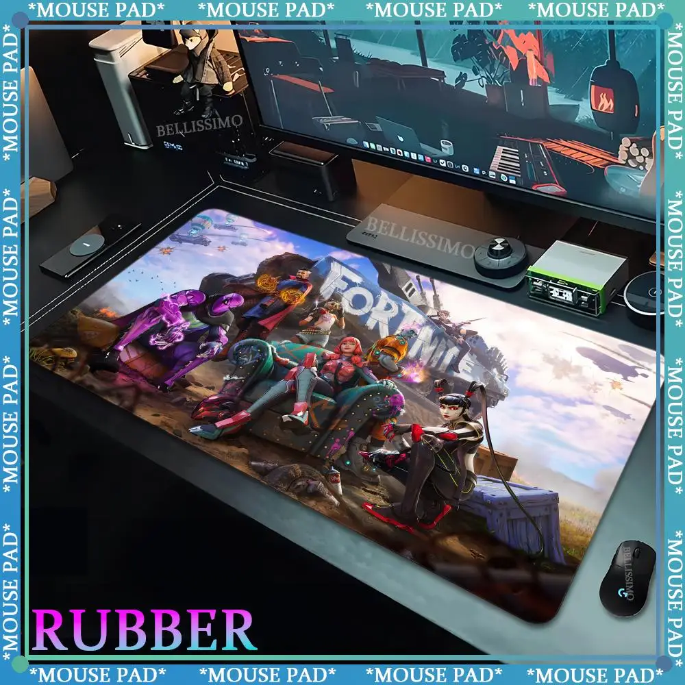 

Популярный игровой коврик для мыши F-fortnites XXL, игровые аксессуары, офисный геймерский коврик для клавиатуры, настольный коврик, нескользящий коврик для ноутбука, большой коврик для мыши в стиле аниме