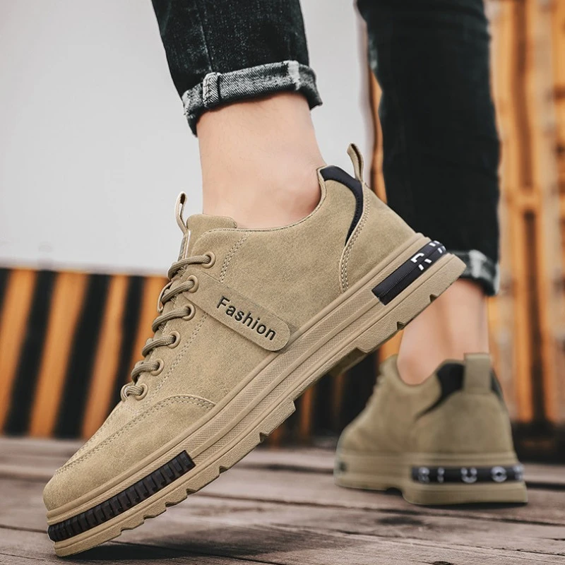 

High Quality New Men Shoes Non Slip Wear-resistant Sneakers Men Soft Sole Comfortable Platform Shoes for Men Zapatos De Hombre