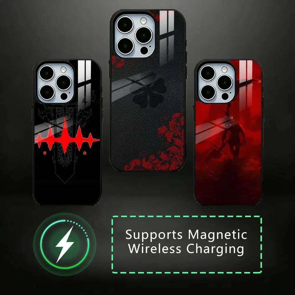 

Popular Anime - Black Clover Phone Case For iPhone17,16,15,14,13,12,11 Plus,Pro Allows magnetic wireless charging