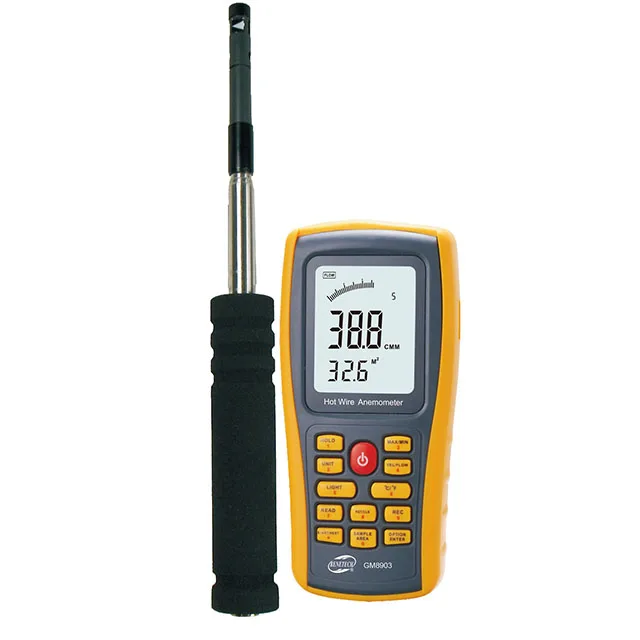Anemómetro Digital LCD Multifuncional Benetech GM8903