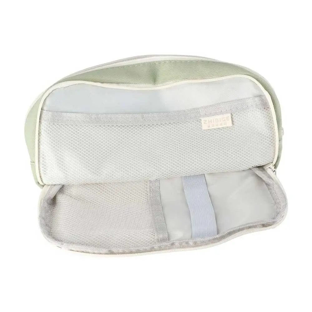 

5 Color Large Capacity Desktop Storage Pouch Korean Style Multi-layer Makeup Cosmetic Pouch Pencil Holder Office Supplies