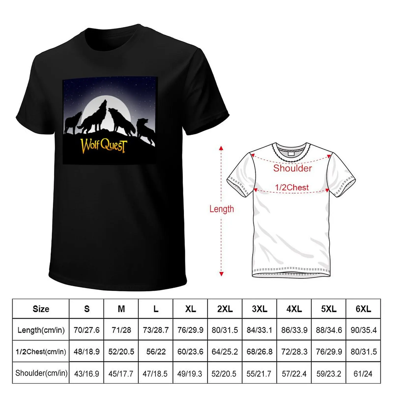 Full Moon Pack Howl - WolfQuest Dream T-Shirt t shirt custom print T-Shirt