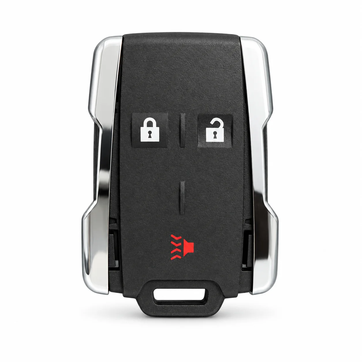 3-Button Keyless Entry Remote Key Fob Shell Replacement for Chevrolet Colorado 2015-2022 Silverado 2014-2018 GMC Canyon 2015-2022 Sierra 2014-2018 Lock Unlock Panic Key Case Housing Shell Only No Electronics