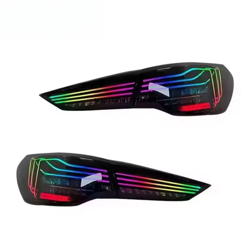 

Новые автоматические светодиодные задние фонари для M4 G82 4 серии G22 2020-2022, новый задний фонарь CSL RGB G23 G26, новый обновленный фонарь