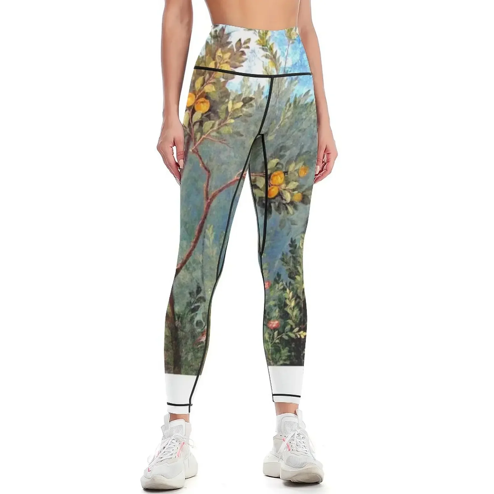 

House of Livia Prima Porta Fresco Leggings Women's sports legging push up sporty woman gym Womens Leggings