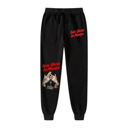 2023 Anuel AA New Pants Men Brand Real Hasta La Muerte Sweatpants  Men Pantalon Homme Jogger Hombre Streetwear Men Pants