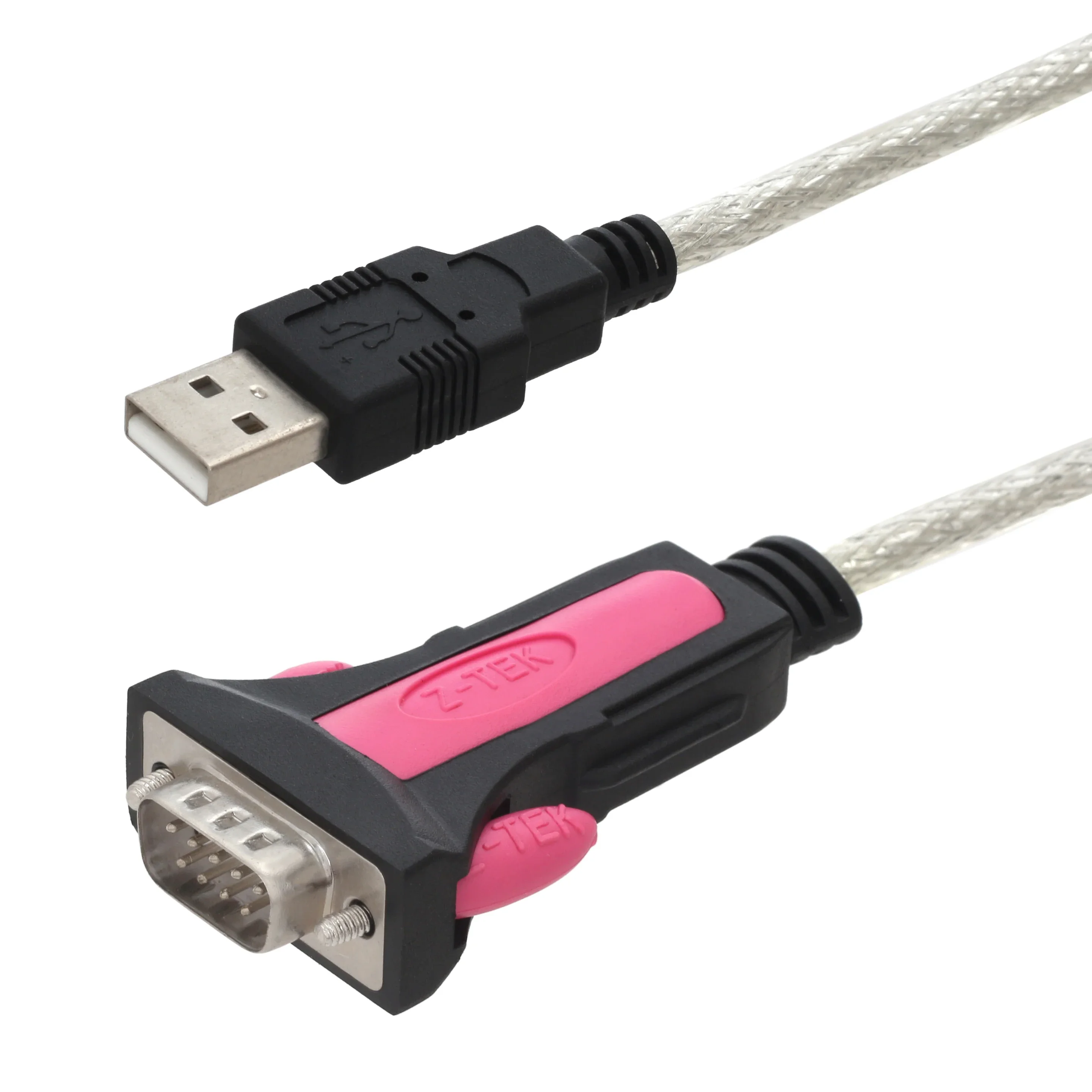 1.8M USB to DB9 RS232 Serial Cable – FTDI FT232 Chip, EMI Shielded, Bus-Powered, for Windows/Mac/Linux