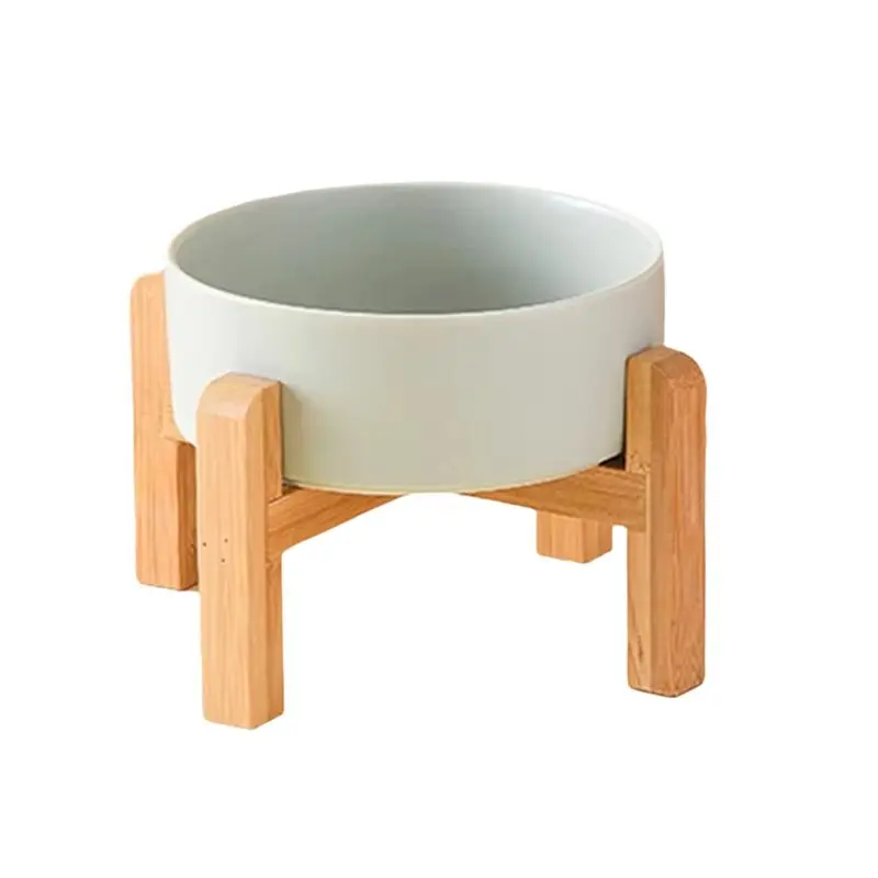 

SEWS-Big Dogs Bowl: Двойная приподнятая миска для корма и воды для собак мелких, средних и крупных пород с деревянной подставкой