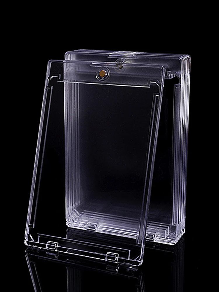 1/5/10PCS Klare Karte Halter Magnetische Anziehung Typ Gaming Sport Trading Card Vitrine Kpop Idol Foto schutzhüllen – Detail 5