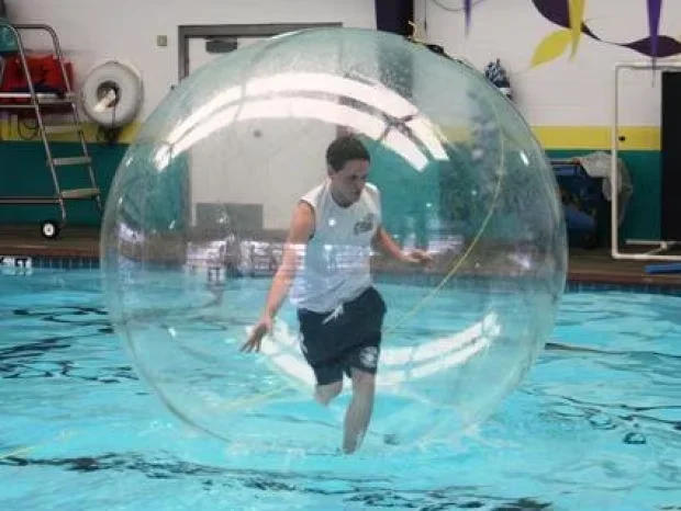 2m Dia Water Ball Water Pool Ball Transparent Water Zorb Ball For Human Inside Water Game Dancing Water Walking