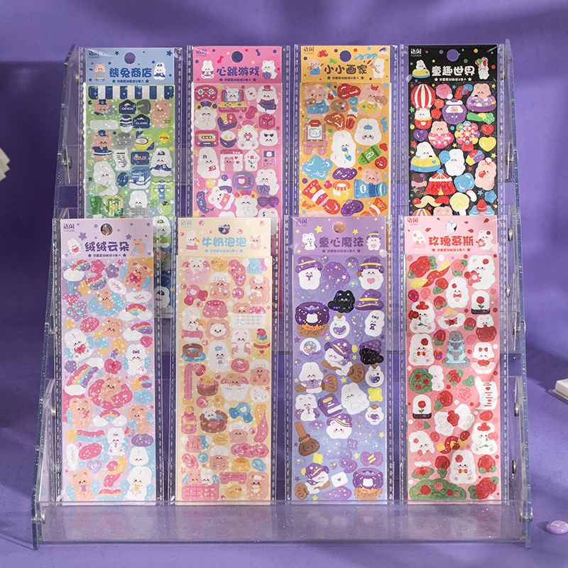 2025 Ins Anime Cartoon Sticker Daily Life Journal Game Decals for Phone Case Laptop Cup Waterproof Scrapbook Decoration Gift