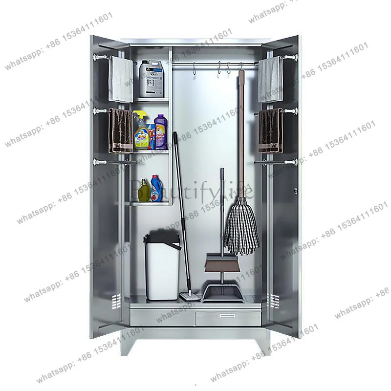 

Steel Tool Cabinet Modern Design Outdoor Courtyard Storage Cabinet Home Balcony Organizing Furniture