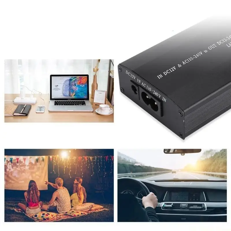 E56B Laptops for Various Devices in Car Home 12/15/16/18/19/20/22/24V Output