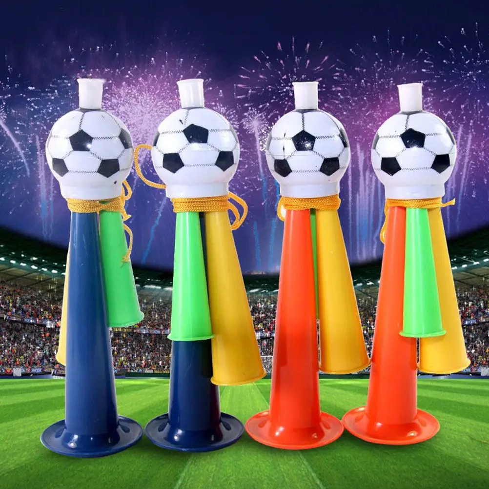 

Набор из 4 мини-труб для вечеринок, футбольных матчей, черлидинга, громкие шумовые инструменты для стадионов, концертов, фестивалей и праздников