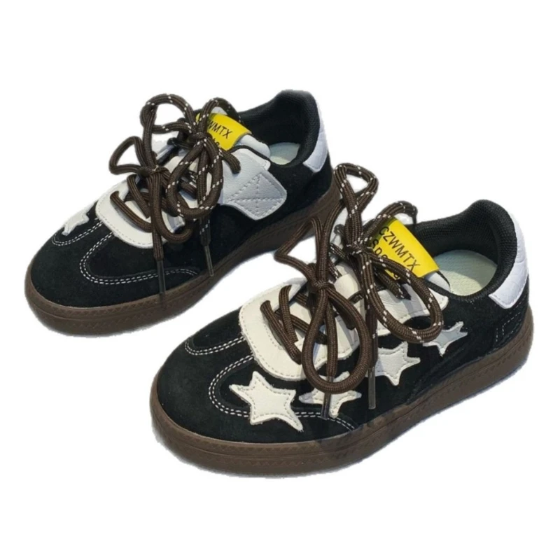 

Детская спортивная обувь, осень 202, детская нескользящая обувь с низким берцем для мальчиков, модные и универсальные кроссовки для маленьких девочек