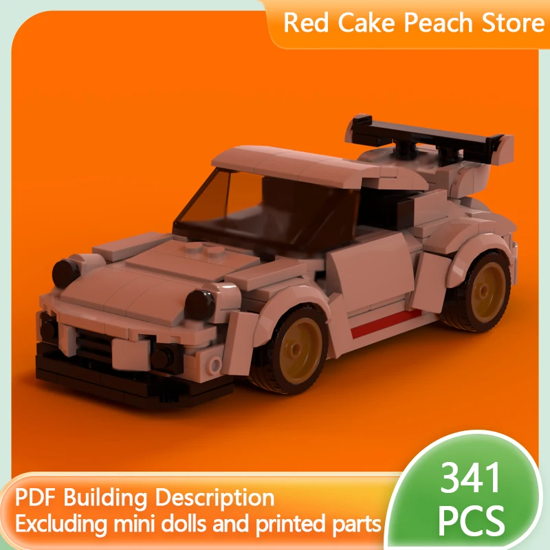 

Speed Racing Car Model MOC Building Bricks Concept Sports Car Modular Technology Children Holiday Gifts Assemble Toys Suit