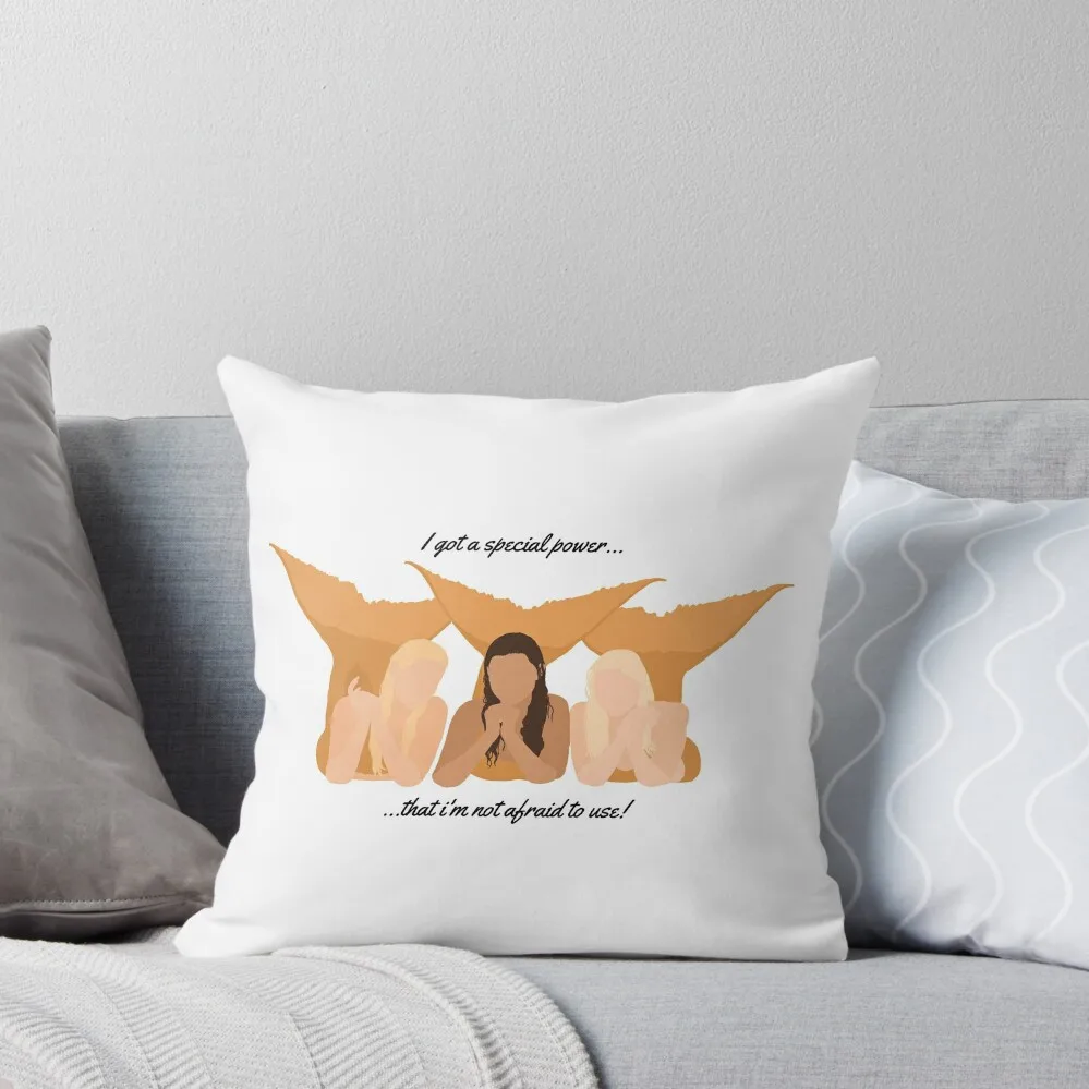 وسادة رمي حوريات البحر من كليو وإيما وريكي منقوشة للأريكة لتزيين الخريف وغطاء وسادة فاخر #1