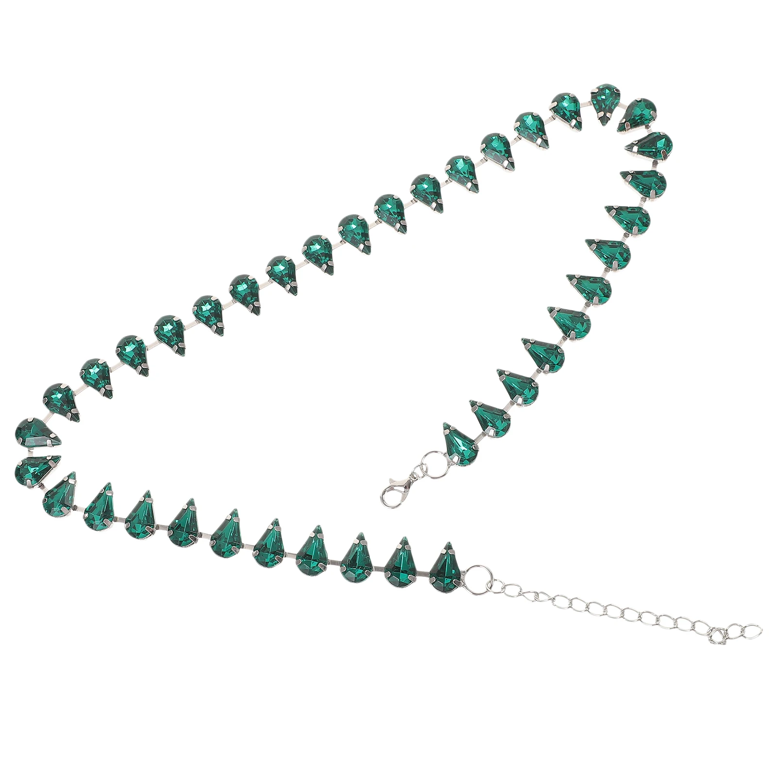 

Retro Clavicle Chain Christmas Necklace Women's Choker Acrylic Drilling Jewelry Wedding College Events