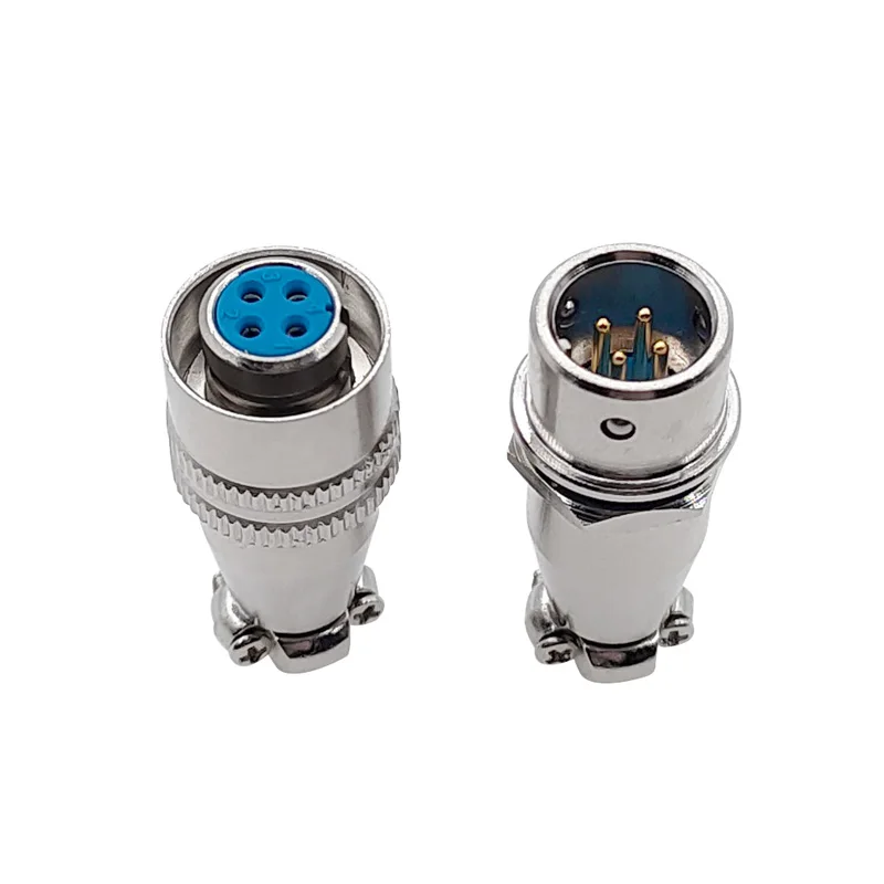 XS8 XS9 XS10 Connector Docking Push-Pull Circular Quick Connector 2/3/4/5pin Gold Plated Contact Male and Female Plug