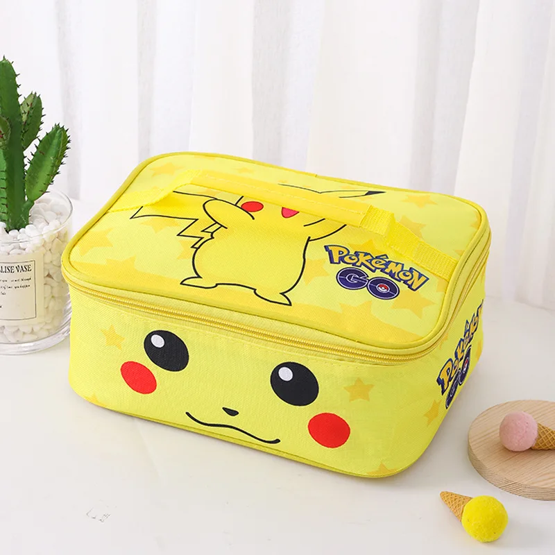 

Original cartoon Pokémon cute lunch box bag handbag Outdoor tote bag