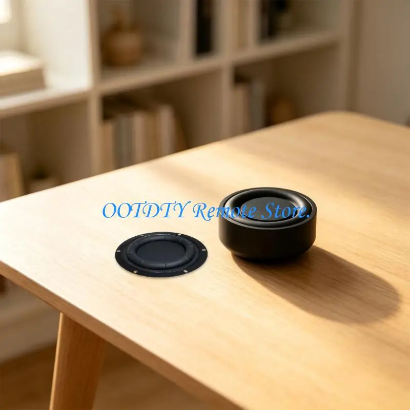  Flexible Surround Speaker Replacement Part with Round Diaphragm and Metal Backing Plate for Small Repair Projects