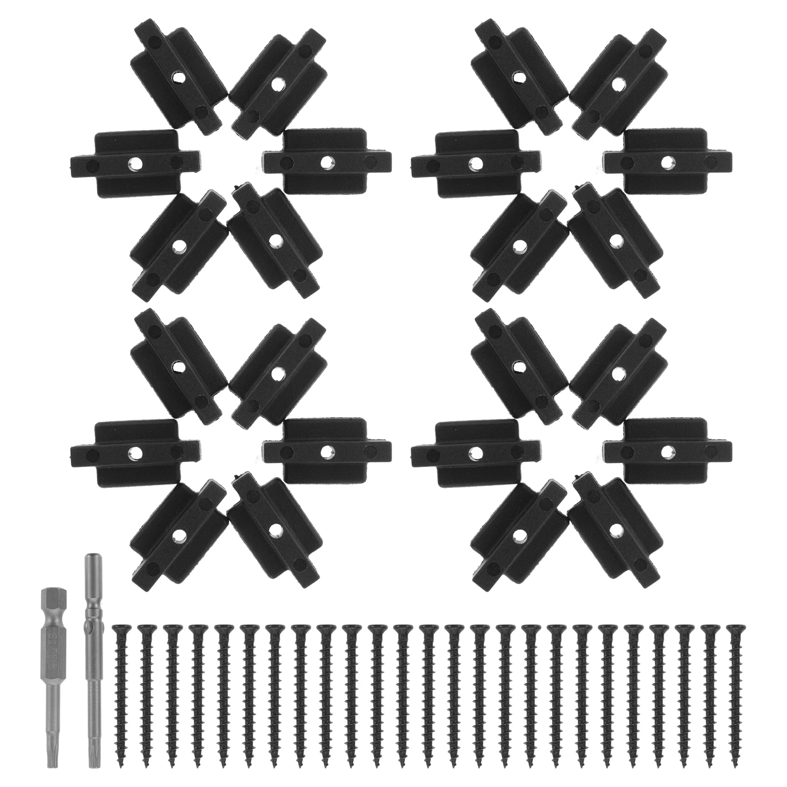 

Wooden Floor Fastener Screws Composite Decking Nylon Clip Hidden Plastic Universal decking board install for decking