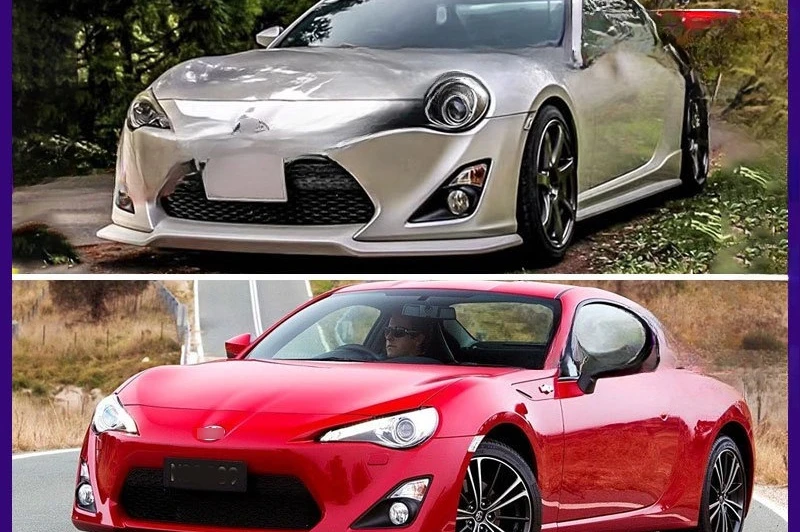 

Подходит для Toyota GT86, модифицированная передняя планка Vertex 12-16 годов, передняя лопата из углеродного волокна 86, передний спойлер для губ