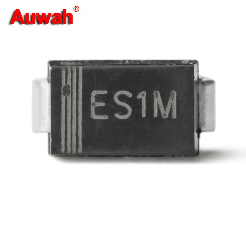 50Pcs SMD Fast Rectifier Diode ES1A ES1D ES1M ES1G ES1J ES2G ES2J 1A 2A 50V 200V 400V 600V 1000V DO-214AC SMA