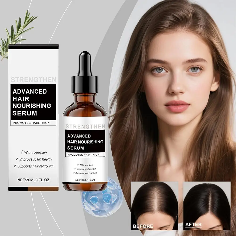 

30 мл органических эфирных масел с розмарином и мятой для укрепления кожи головы и волос, многоцелевой биотин с маслом, масло розмарина Q1J5