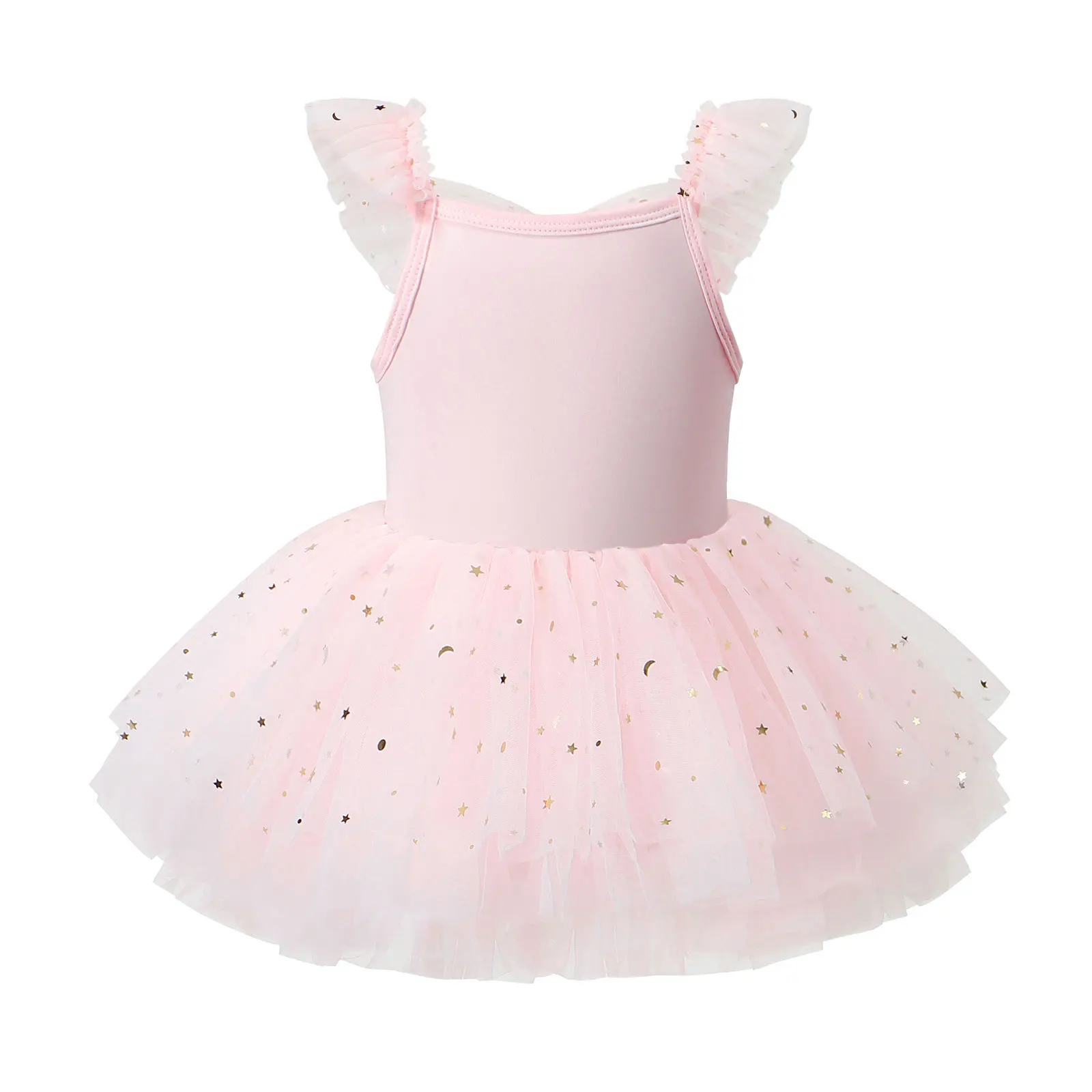 Baby Girl Princess Tutu Dress Sleeveless Infant Toddler Puffy Ballet Dress Black Pink White Party Dance Baby Clothes 1-8Y  L567