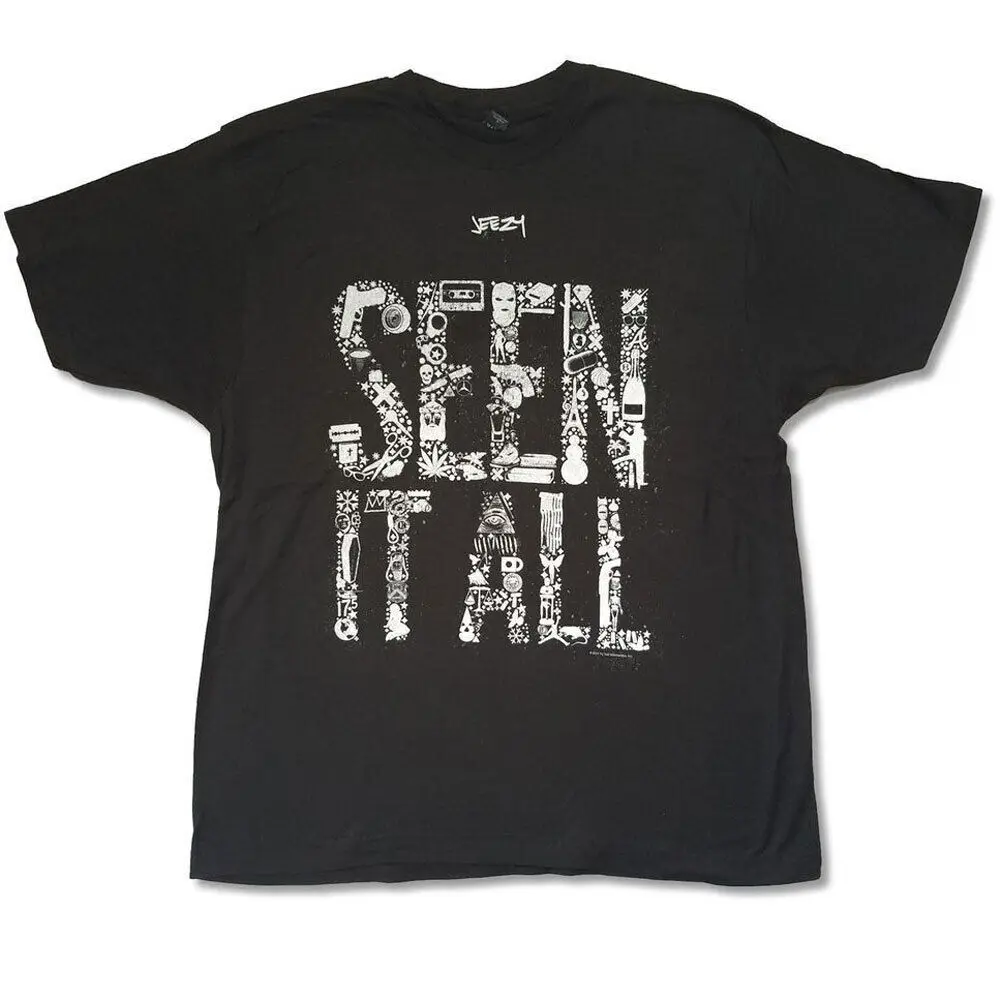 Men'S Jeezy Seen It All T Shirt Xx Large Black