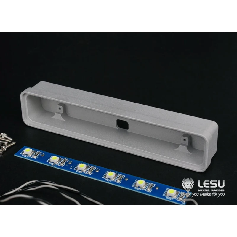 

Металлический светодиодный светильник LESU для 1/14 DIY Tamiyay RC Трактор Грузовик Гидравлический самосвал Модель с дистанционным управлением Игрушечные автомобили Th08737