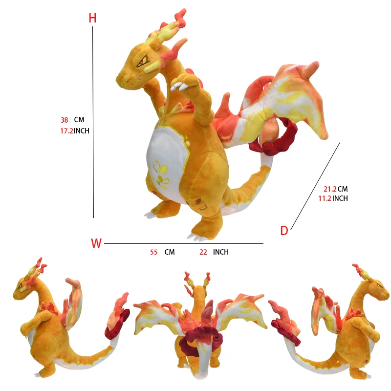 Peluche Charizard nelle sue varie versioni (circa 20-40cm) 30 Peluche Charizard nelle sue varie versioni (circa 20-40cm) _27