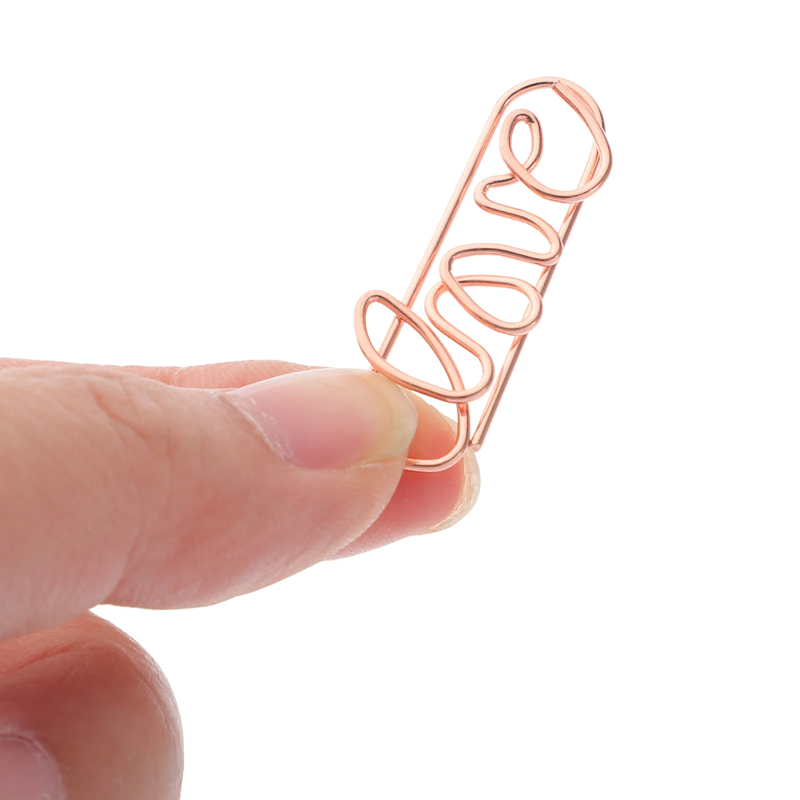 50 Pcs Lovepaperclip Book Reading Clips Variety Document Fixing Office Paperclips