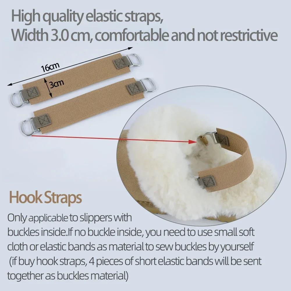 New 1 pair elastic shoes heel straps belts non-slip bonds Tie widen shoelaces anti-loose for cotton slippers snow boots