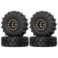 OGRC 1.0 Brass RC Wheel Negative Offset 7mm Wheels Set for 1/18 TRX4M 1/24 SCX24 C10 JLU Db Gladiator Bronco FMS FCX24 RC Car