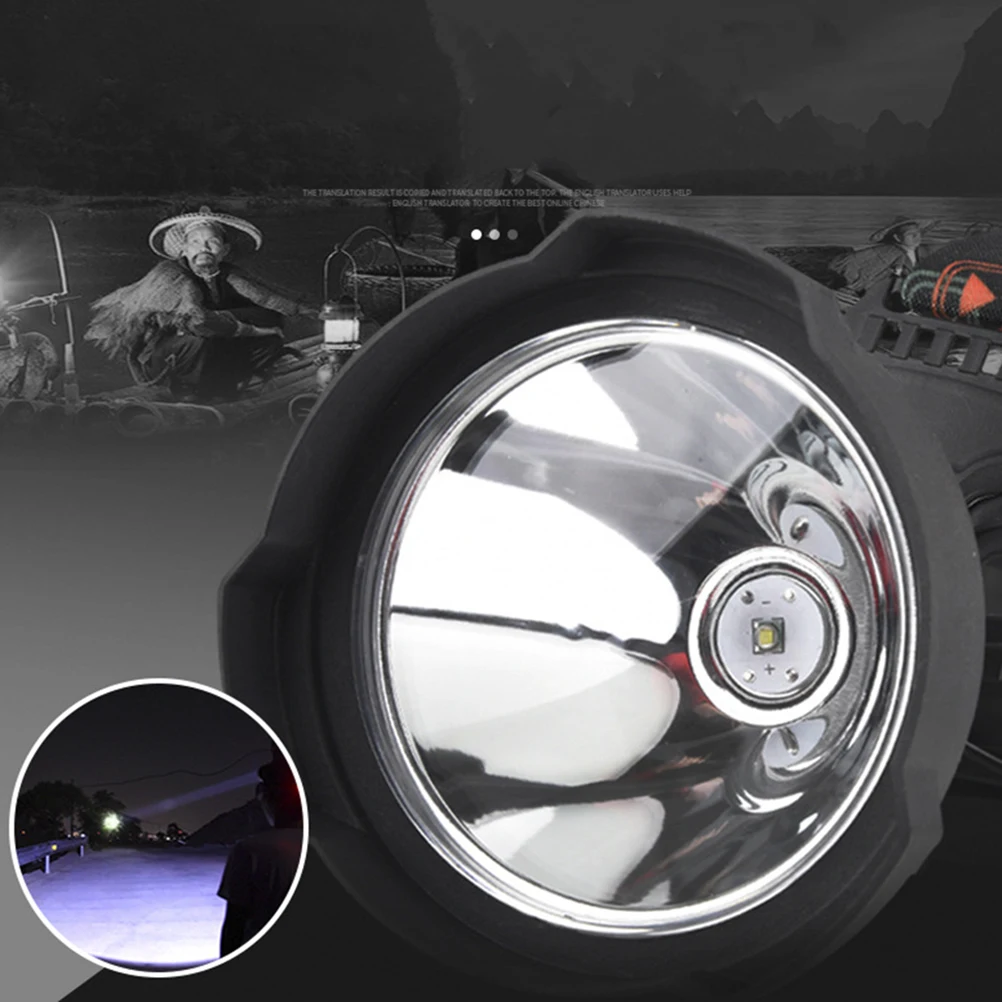 

Charging Long-range Mine Light LED Headset Visual Warning Bike Riding Lamp Safety Light 3 Modes Mini Size Aluminum