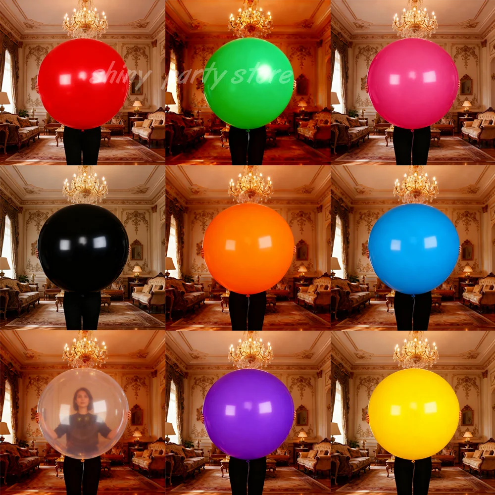 

10pcs/Pack 36inch Balloons Diameter 90cm Large Balloon Thickened Latex High Elasticity Helium Balloon Birthday Wedding Party Dec