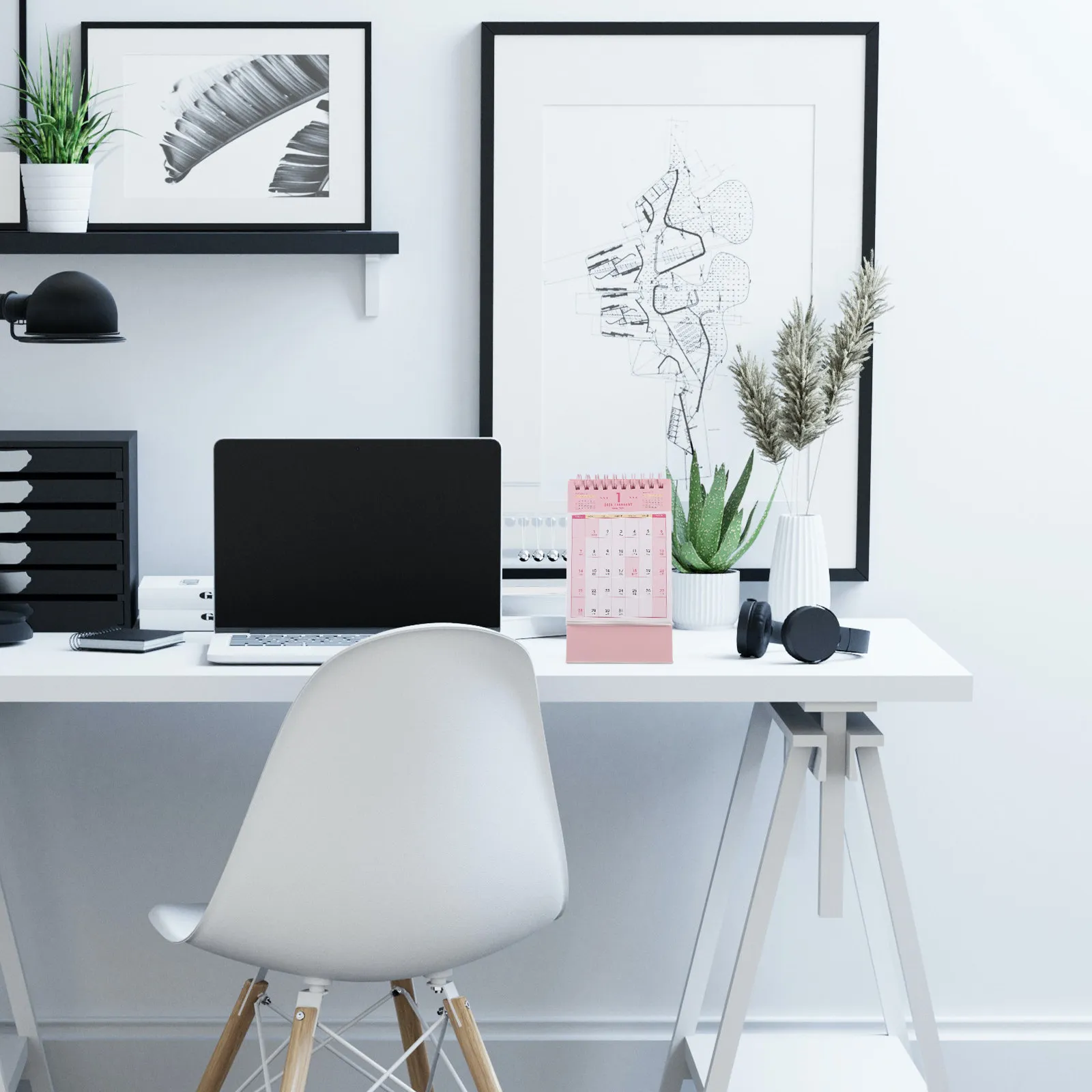 

Настольный календарь-ежедневник на 2025 год с пружинным переплетом для офиса, дома, учебы, современный минималистичный дизайн для дома