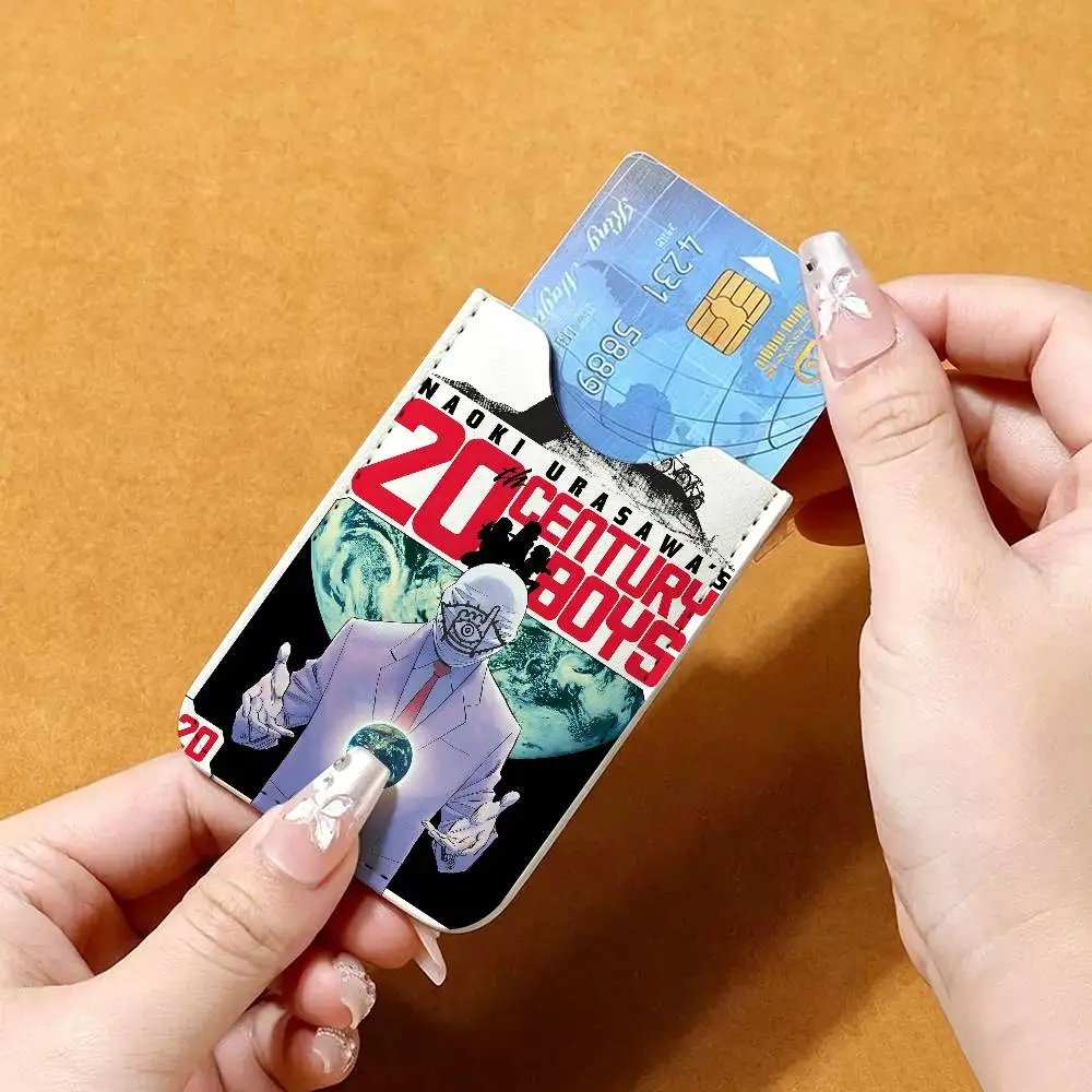 Popular 20th Century Boys anime Credit ID Business Card Holder, Practical Pocket Gift for Outdoor Driving & Daily Use