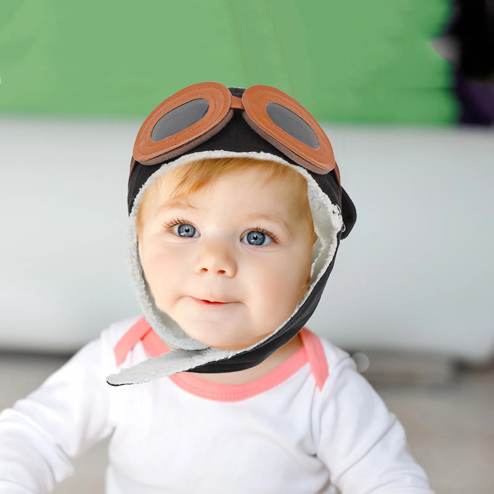 

1Pcs Kids Cotton Warm Winter Hat Pilots Theme Children Winter Headwear Lightweight Cozy Fashion Hat for Outdoor Indoor Use