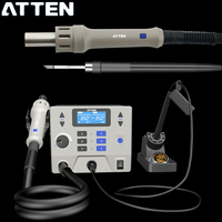 ATTEN ST-862D Update Version ST-8902D 1300W 2 IN 1 Digital Rework Station Hot Air Gun 90W Soldering Iron Solder Station 110/220