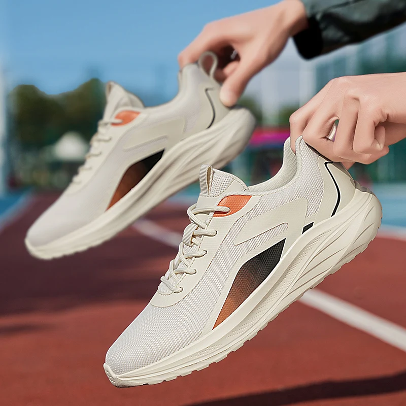 Scarpe da ginnastica da passeggio di alta qualità per uomo Comode scarpe da ginnastica da corsa sportive con piattaforma da uomo Scarpe da basket atletiche traspiranti Uomo 2025