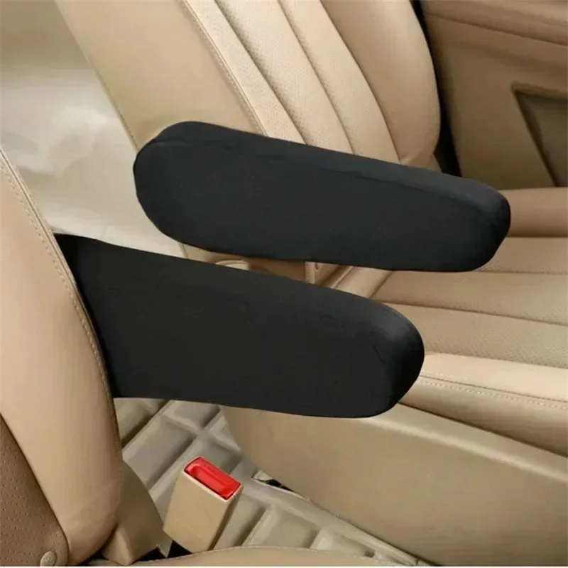 1/2PCS Car Seat Armrest Cover Universal Interior Auto Dust-proof  Hand Armrest Protector Soft Comfortable Elastic Cloth Covers